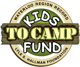 Kids to Camp Fund Logo, Waterloo region record, Lyle S. Hallman Foundation