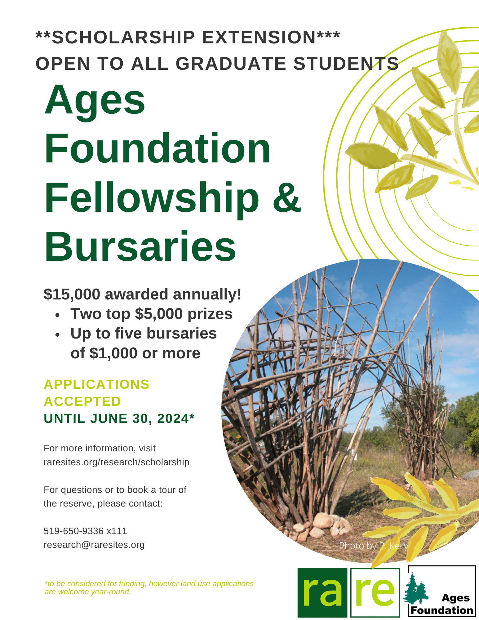Ages Foundation Fellowship and Bursaries poster